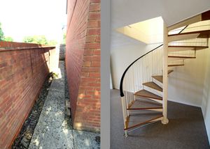 Garden and Stairs- click for photo gallery